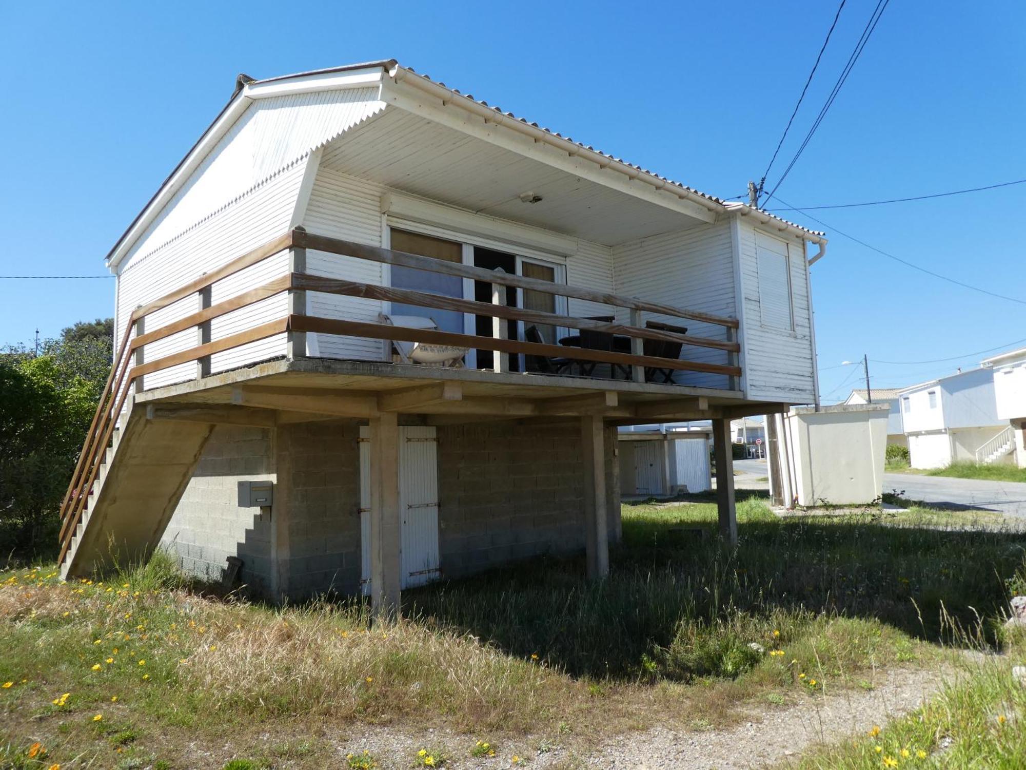 Un Chalet En Bois A La Plage Gruissan Buitenkant foto